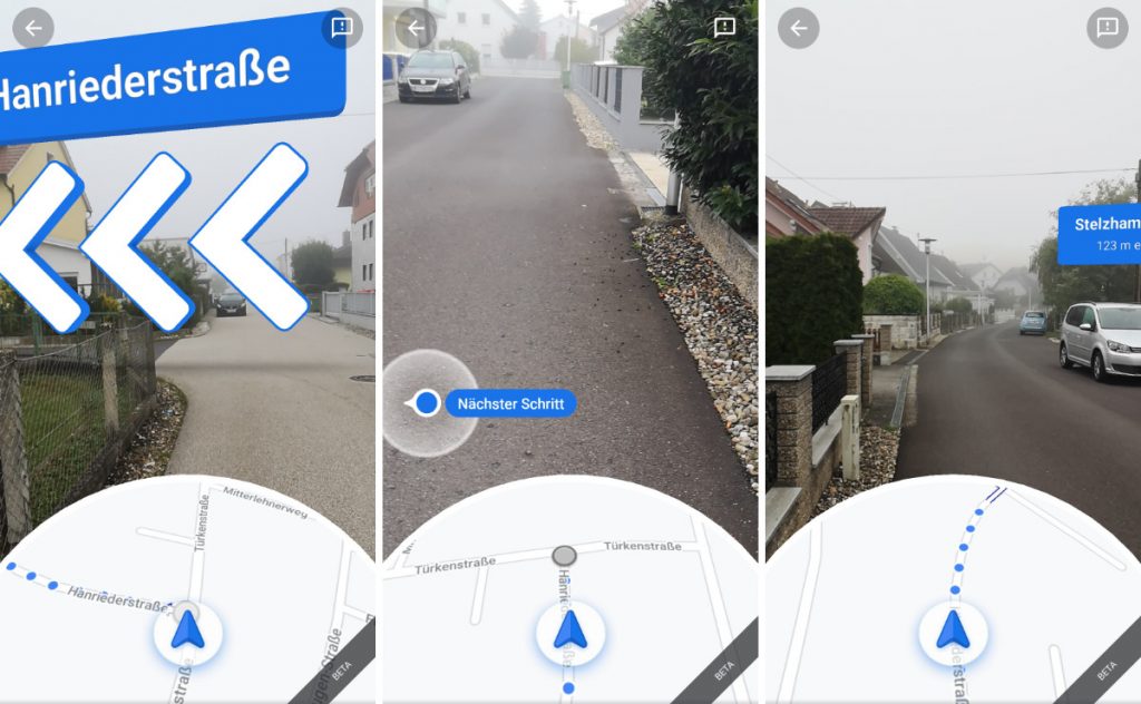 Mit Augmented Reality Unsichtbares sichtbar machen: Live-View in Google Maps
