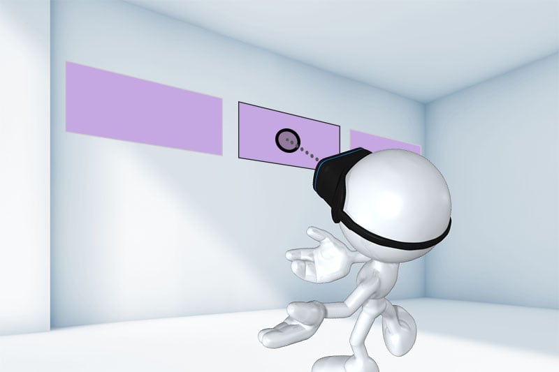 Mixed Reality Interaktion mit Gaze
